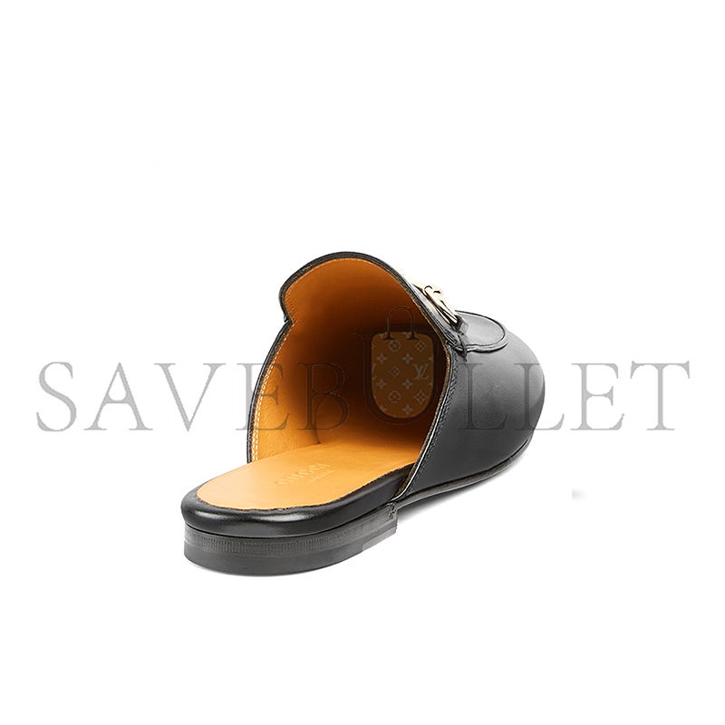 GUCCI PRINCETOWN LEATHER MULES 